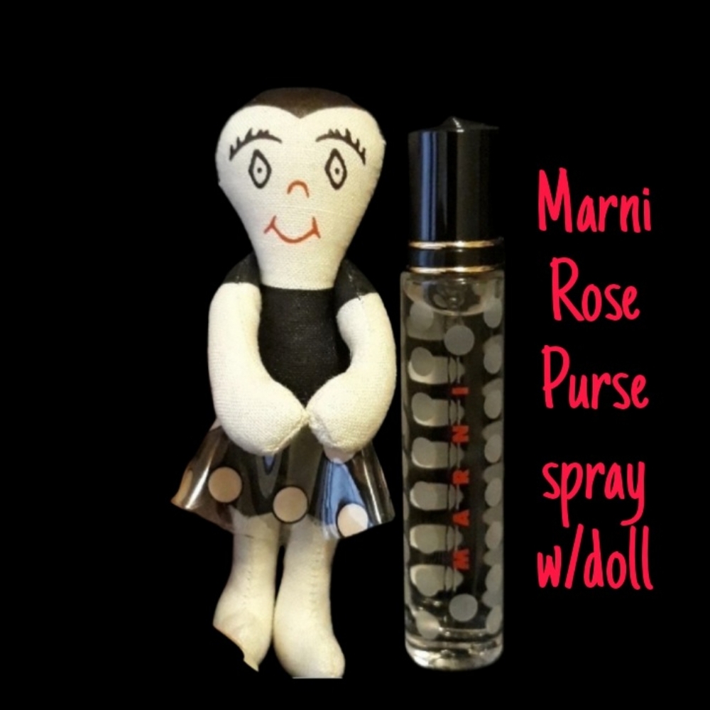 Marni Rose Parfum Purse Spray w/ Huggins Doll Set